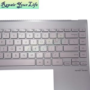 Backlight US Laptop <strong>Keyboard</strong> <strong>for</strong> ASUS Zenbook UX325 UM325 U3700 U3700E UX325UA V1943KFAS1U HQ21012549007 With Silver C case - Product Image 3