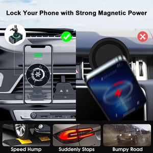 Alles in einem mobilen Auto ladegerät Multifunktion sensor Smart Magnetic Wireless Auto ladegerät für Iphone 12 14 13 2023 - Product Image 5