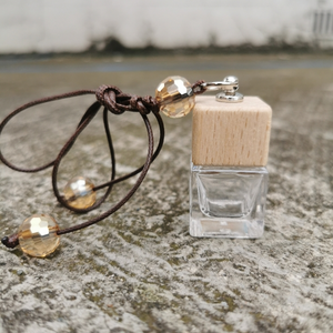 Tailai-ambientador colgante para coche, difusor de aceite esencial, estilo de flor, viales de Perfume, cadena colgante, embudo, 10ml - Product Image 4