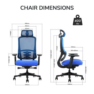 Premium S3 Ergonomischer Konferenz bürostuhl Mesh Fabric Meeting Schreibtischs tuhl Liege aufgabe Computers tühle Office silla - Product Image 3