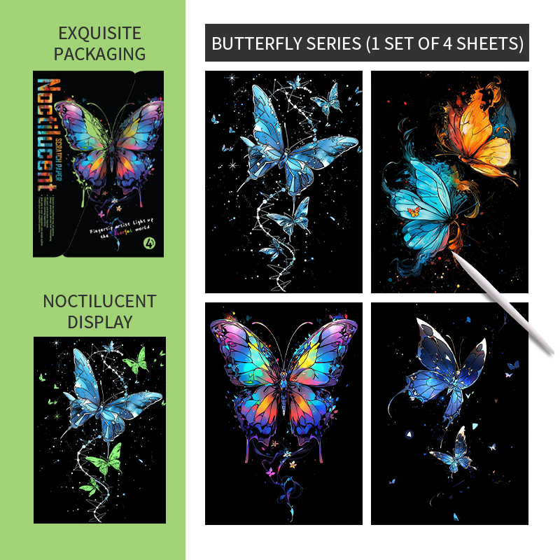 mariposa luminosa