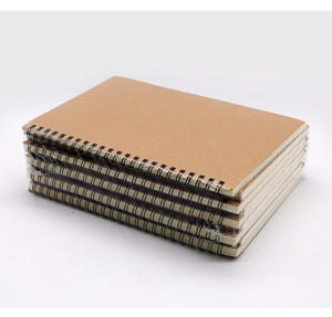 Taccuini per appunti con copertina morbida per Journal in carta Kraft alla rinfusa con rilegatura a spirale per disegnare SketchBook da disegno - Product Image 6