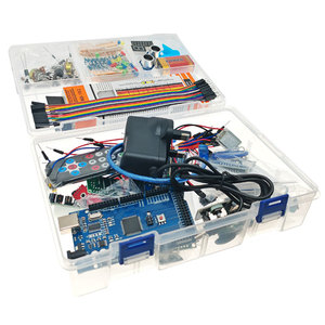 Mega R3 Starter Kit Motor Servo RFID Ultraschall-Entfernungs relais LCD für Arduino mit Batterie ladegerät Lern anzug