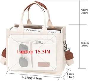 Borse incrociate da 13 pollici leggere impermeabili borse borse per laptop borse per laptop per donna lavoro da viaggio con custodia per laptop