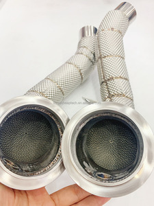 2012-2022 BMW M5/M6 serisi/F10/F18 performans spor serbest akış paslanmaz çelik egzoz iniş borusu 304 egzoz boruları - Product Image 2