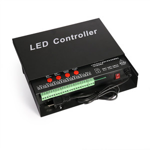 LED RGB контроллер T8 SD Card пикселей 8CH для WS2801 WS2812B WS2811 LPD6803 цветных (RGB) светодиодных лент программный контроллер DC5-12V - Product Image 6