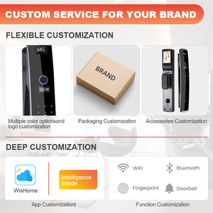 APP Face Recognition Built in Camera with <strong>Keys</strong> Security Electric Digital <strong>Lock</strong> Smart <strong>Locks</strong> <strong>New</strong> Phone Body Fingerprint - Product Image 5