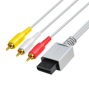 I-zclive สายเคเบิลวิดีโอเสียง1.8ม./6FT สาย AV สำหรับ nitendo Wii และ Wii U - Product Image 1