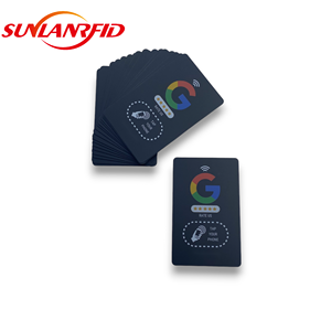 SUNLAN für NTAG 213 215 216 RFID Benutzer definierte PVC-Karte Programmier barer QR-Code für Social Media Hotel Restaurant Google Bewertungen NFC 13.56