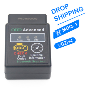 Prezzo di fabbrica all'ingrosso V02H4 leggere e cancellare codice difetto auto strumento diagnostico 2-in-1 analizzatore motore OBD2 Scanner Test della batteria - Product Image 1