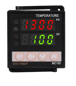 Controlador de temperatura inteligente MC100, pantalla digital, control PID, regulador de temperatura con alarma