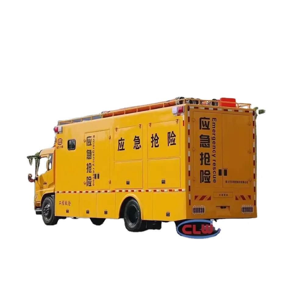 Camion de sauvetage d'urgence de 500kw, ingénierie urbaine