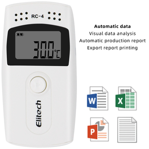 RC-4 Data <strong>Logger</strong> Mini USB Digital <strong>Temperature</strong> and Humidity Recorder Built-in NTC Sensor with External <strong>Temperature</strong> Sensor - Product Image 2