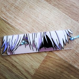 定制纯色亚克力书签黑色书签流苏书签 - Product Image 4