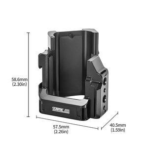 DJI OSMOポケット3用STARTRC多機能延長アダプターマウント、1/4ネジ保護フレーム拡張アダプターブラケット付き - Product Image 6