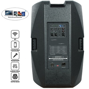Woofer profesional de 15 pulgadas, sistema de audio PA, 1600 vatios, altavoz con función DSP, BT, 2 canales, entrada de guitarra - Product Image 3