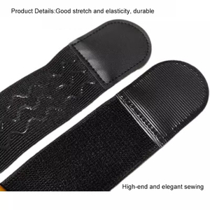 Correa de hebilla de gancho y bucle elástico antideslizante con respaldo de silicona correas de seguridad multiusos correa de bicicleta - Product Image 6