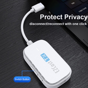 Justlink 1080p Sans Fil <span class=keywords><strong>HDMI</strong></span> Extender 5GHz 50M Ezcast Émetteur Récepteur TV Ordinateur Portable PC Mobile Téléphone AirPlay 1080p Vidéo Audio - Product Image 4