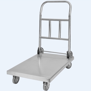 Factory Direct chariots durs pliables en acier inoxydable 201 à usage intensif chariot rigide pliable avec roues - Product Image 2