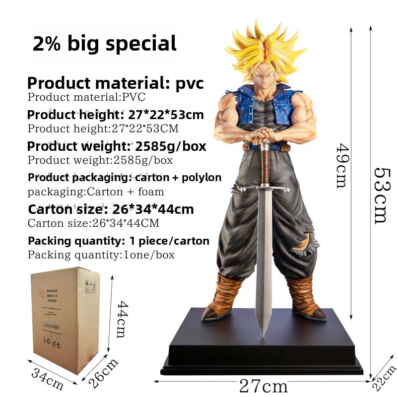 2 tornex grandes-53cm