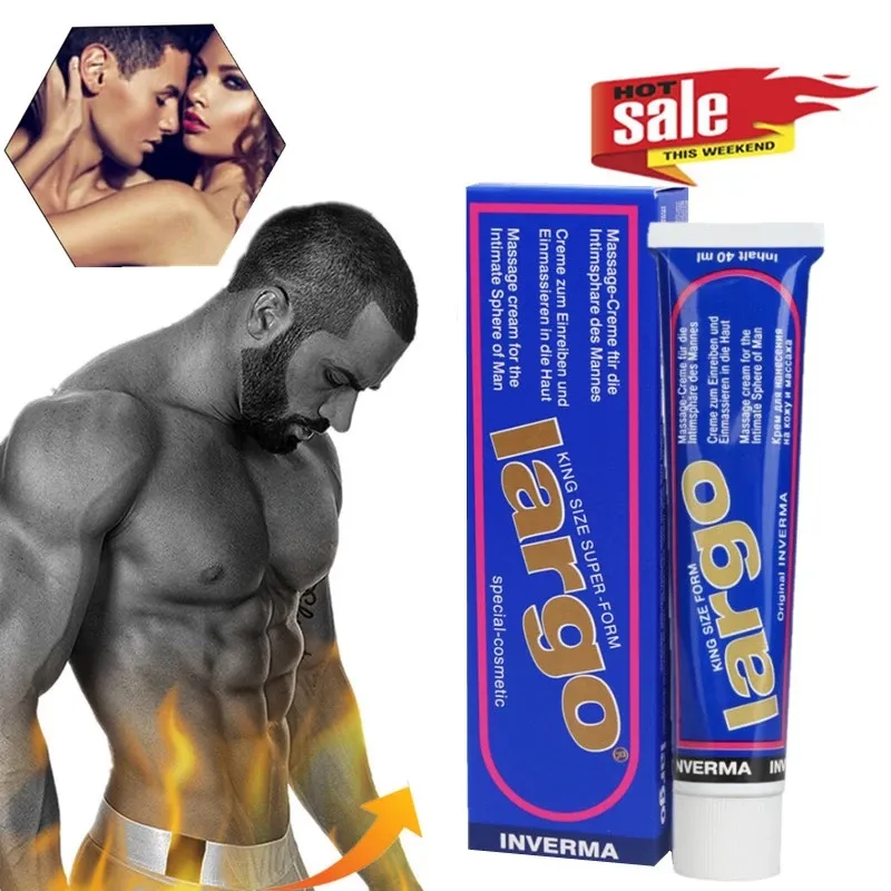 40ML Largo Herbal Cream Enlargement Cream for Men Enlarge Grow Thicker Stronger Great Male Massage Sex toys 1pcs