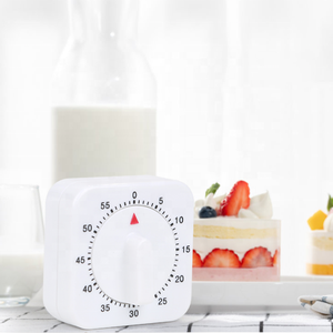 Gloway gadget da cucina quadrati 60 minuti conto alla rovescia Timer visivo sveglia promemoria Timer meccanico da cucina - Product Image 5