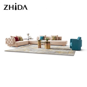 Zhida tasarım hafif lüks villa ev oturma odası mobilya kesitleri kanepeler mobilya kanepe koltuk takımı kanepe - Product Image 4