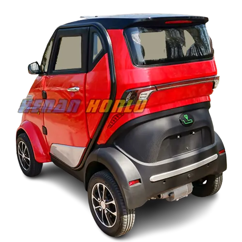 2 Seaters Electric Mini Car 4 Wheel Vehicle With Smart Charging