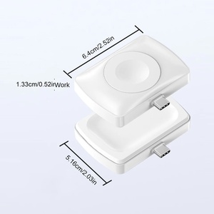 2 in 1 manyetik kablosuz şarj USB C hızlı İzle şarj için AirPods 2/3/4/Pro için Apple izle serisi 10 9 8 7 6 SE 5 4 3 2 1 - Product Image 5