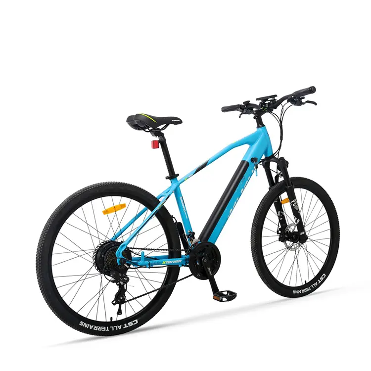 Fabrika fiyat tam süspansiyon elektrikli bisiklet Retro entegre pil bisiklet döngüsü lityum pil ile çalışan MTB arka hub motor