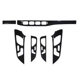 Panel de pintura de Piano, tablero de puerta de coche, juego decorativo de 6 piezas, Kit de ajuste de Piano para mercedes-benz GLE GLS W167