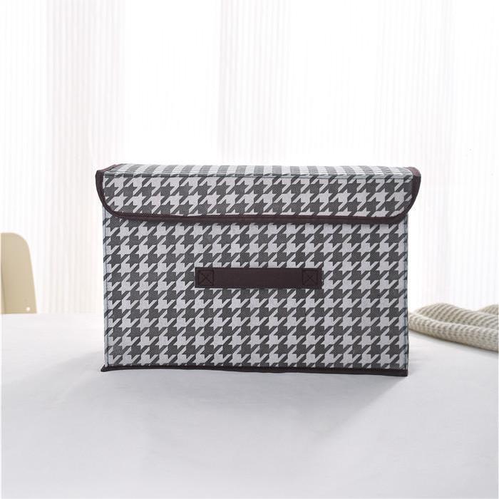 Black houndstooth