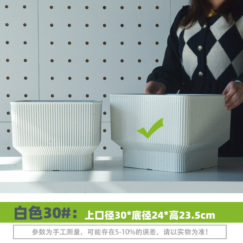 Plastique carré blanc calibre 30 30high 235