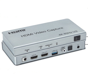 4K HDMI to <strong>usb</strong> 3.0 video capture HDMI <strong>input</strong>+HDMI <strong>output</strong>+USB3.0 capture+audio extraction - Product Image 1