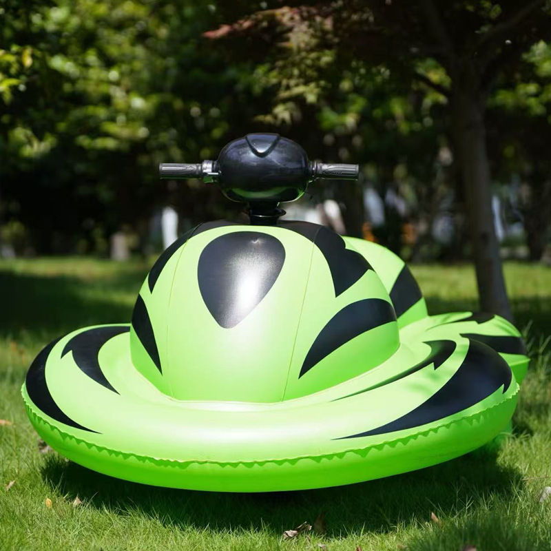 Yacht gonfiabile elettrico - verde - pompa elettrica inclusa