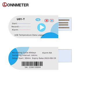 Lonnmeter Registrador de datos en tiempo real registrador de datos de temperatura OEM y registrador de datos de humedad