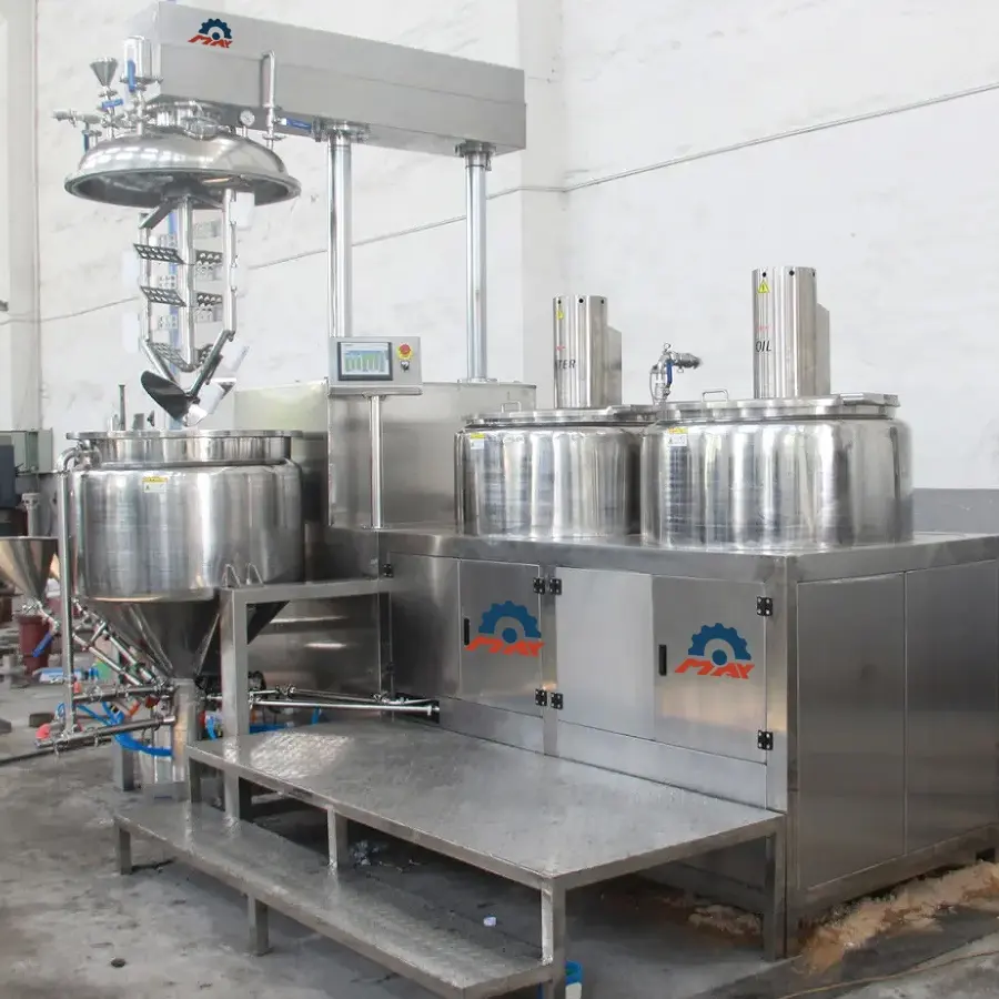 Homogeneizador al vacío Emulsión de la máquina Mayonesa Producción de queso Margarina Tomate Ketchup Cream Making Machine