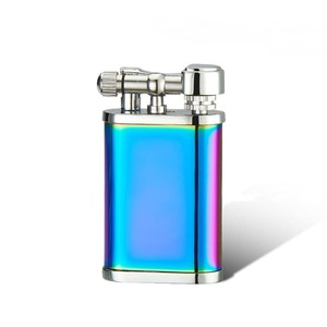 复古金属打火机，创意设计，可重复填充丁烷气体打火机 - Product Image 6