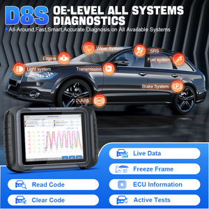 XTOOL D8S Ecm Codierung programmier werkzeug Remote Key Decoder Programmierer Obd Scanner 42 Alle in einem Auto diagnose gerät zurücksetzen