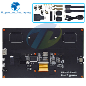 TZT 10.1 Inch <strong>HDMI</strong>-compatible LCD <strong>Display</strong> Module 10.1&quot; Capacitive Touch Screen 1024X600 IPS HD Viewing For <strong>Raspberry</strong> <strong>Pi</strong> B 3B+/4B - Product Image 5
