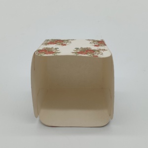 Nhà máy thân thiện với môi tùy chỉnh ecocraft hộp giấy nước dựa trên vuông thủ công phân hủy sinh học bức tường duy nhất cho thức ăn vật nuôi bánh bán hàng tự động - Product Image 3