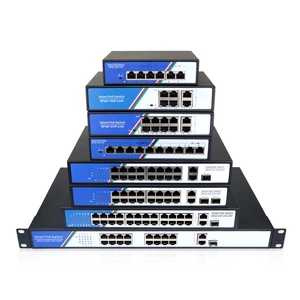 16 Port Gigabit Metal Network Switch 48V 19 Ports 16 PoE 2 up Link 1 SFP Reverse POE Nicht verwalteter Fibre Switch Managed Type - Product Image 1