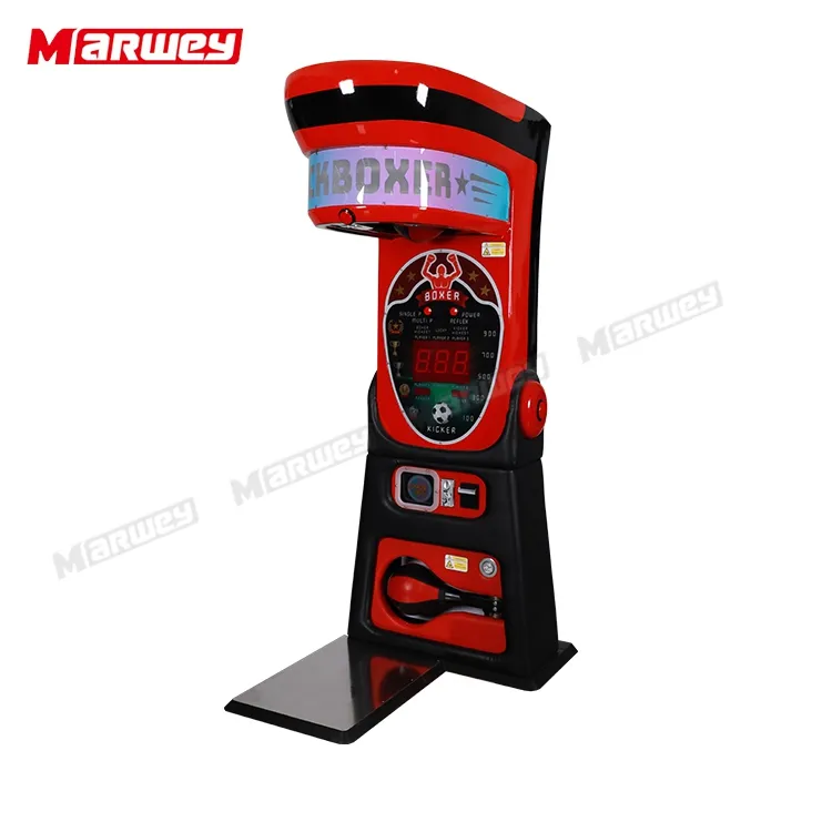 Boxe e calci personalizzati distributore automatico a gettoni per adulti al coperto giochi sportivi gioco commerciale boxe Punch Machine