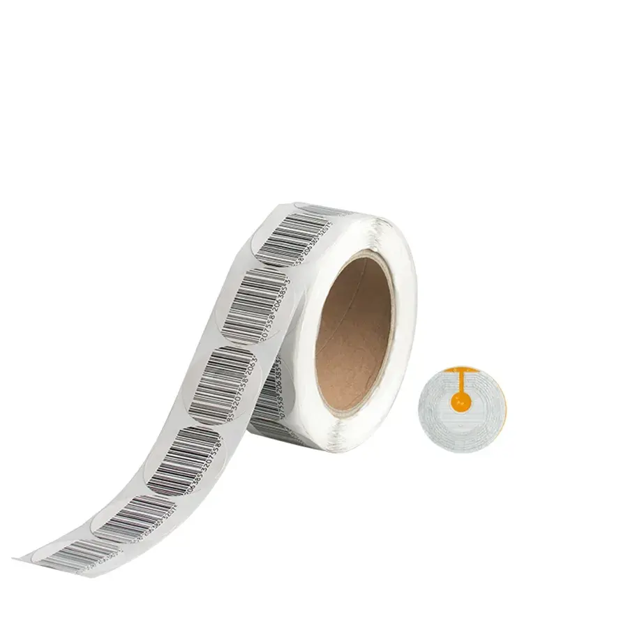 40 mm Round Security RF Soft Label for Cosmetics EAS 8.2mhz Retail Store Loss Prevention Shopping Anti-theft