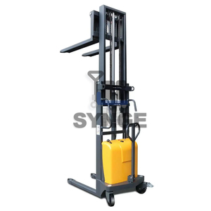 Carretilla elevadora semieléctrica SYNGE, apilador pequeño de 1,5 toneladas, carretilla elevadora alimentada por batería, apilador, camión de carga y descarga - Product Image 4