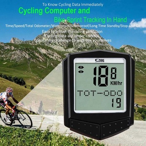 Nuevo anuncio Multifuncional ejercicio inalámbrico LCD velocímetro bicicleta ordenador - Product Image 6