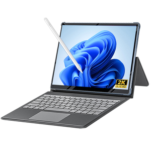 11英寸2in1 windows11商务教育平板电脑，带可拆卸键盘笔记本电脑触摸屏电脑笔记本电脑平板电脑N5100 - Product Image 1