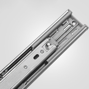 स्टेनलेस स्टील एक्सटेंशन दराज स्लाइड रेल ड्रेसर फ़ाइल के लिए कैबिनेट साइड माउंट बॉल - Product Image 1