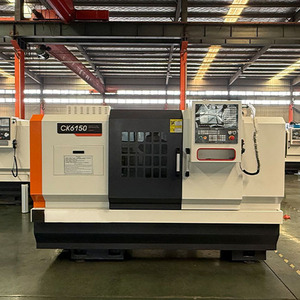 Máquina de torno CNC Siemens CK6150 de alta precisión con sistema de control GSK Venta de fabricante horizontal de cama plana de servicio medio