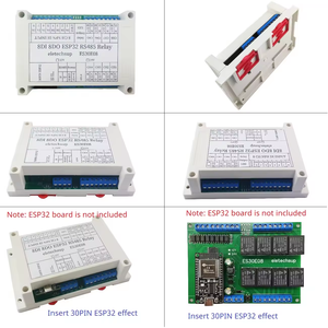 DC 12V 24V 8CH <strong>Wifi</strong> Relay 30Pin <strong>ESP32</strong> Programmable Expansion Board Modbus RS485 IO <strong>Module</strong> for Smart Switch - Product Image 3